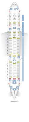 The twin engined, twin aisle. Air Canada Seat Map 777