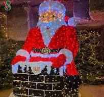 Customize Outdoor Decoration 3D Christmas Santa Clause LED ...