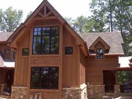Whether you want a farmhouse feel or prefer a modern aesthetic, it may be the cedar is one of the most common (and relatively affordable) exterior siding options built as board and batten. Wood Siding Western North Carolina Pre Finished Siding Wood Siding Cement Siding Carolina Colortones