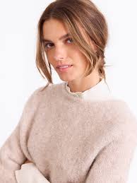 Hanne poncho Feather Gray