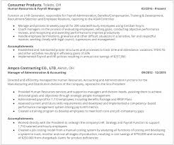 resume writing