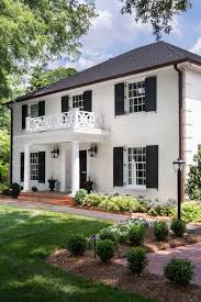 Black And White Brick Paint Georgianadesign Colonial House Exteriors White Exterior Houses Painted Brick House