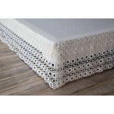 Check spelling or type a new query. Porch Den Elrose King Size Flower Lace Bed Skirt Overstock 28285033