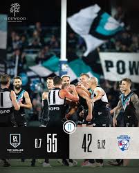 Australia joined feb 9, 2009. Port Adelaide Football Club Ft A Hard Fought 13 Point Win Facebook