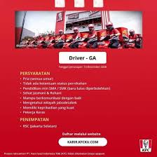 Sales trading company lokasi kerja kemayoran, jakarta kualifikasi : Lowongan Driver Kfc Jaksel Atmago