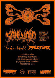 View credits, reviews, tracks and shop for the 2006 cd release of temple of sin on discogs. Soul Void Temple Of Sin Release Show W Pale Flag And Take Hold Whammy Backroom Auckland Thu 12 December 2019