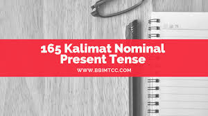 Buy memiliki bentuk kata kerja kedua berupa bought dan kata kerja ketika berupa bought pula. 165 Kalimat Nominal Simple Present Tense Belajar Bahasa Inggris Mandiri