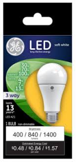 Ge Led 3 Way Light Bulb Soft White 4 7 13 Watts Wilco Farm Stores