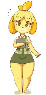 Dog Assistant Isabelle Animal Crossing Fan Art Animal Crossing Characters Animal Crossing Memes