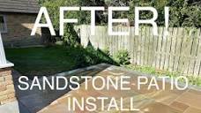 How we install a sandstone patio (time-lapse) - Sean McKinley ...
