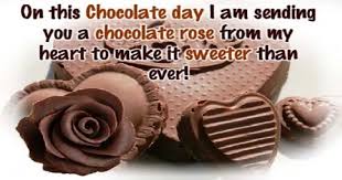 A sweet phrase that shows how much you love to see her happy. Chocolate Day Wishes Sms Messages Happy Chocolate Day 2018 Quotes In Hindi For Gf Bf Husband Wife