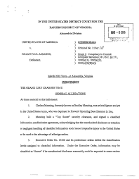 Indictment And Arrest Of Julian Assange Wikipedia
