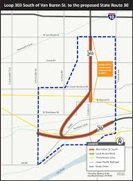 Home » travelers » interchange/exit listing by milepost. Maps Loop 303 From Interstate 10 To Proposed Sr 30 Adot