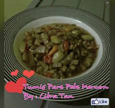 Lalu memarkan serai dan buang tulang daun jeruk. Tumis Pare Pete Mercon By Citra Tan Langsungenak Com
