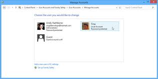 Now the password was removed and show it's blank. Change An Existing User S Account In Windows 8 Dummies