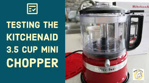 kitchen aid mini food processor first