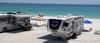 Camp Gulf Campground Beachfront Rv Sites Destin Fl Rv Campgrounds Camping Resort Camping Places