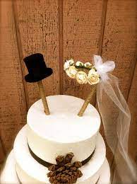 Rustic Wedding Cake Topper Bride Groom Cake Topper Wedding Cake Toppers Rustic Wedding Cake Toppers Country Wedding Cake Toppers