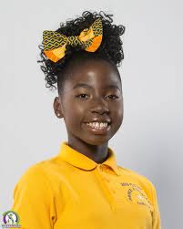 Name: Chanecia Ashley Pinnock Age: 11yrs School: Joyce Samuel Primary  School Fun Fact: Everyday my family and I compete to see who can drink the  most bottles of water the fastest. Favorite