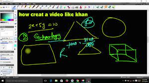 4) are recorded in an informal setting (e.g., office) instead of a studio; How To Make Educational Videos Like Khan Academy Style Studypoint Educationalvideo Youtube