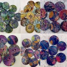 Lot of 100 Mixed Old and New With Some Vintage Too Sewing Buttons
