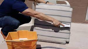 Outdoor Furniture Repair How To Fix A Vinyl Strap On A Lounge Chair Furniture Repair Patio Furniture Diy Patio Furniture