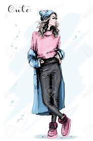 We did not find results for: Beautiful Young Woman In Winter Clothes Stylish Cute Girl In Knit Hat Fashion Model Posing Sketch Royalty Free Cliparts Vectors And Stock Illustration Image 128843370
