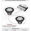 2 ohms 4 ohms 8 ohms. 1