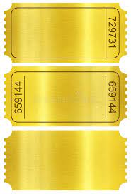 Ticket Set Golden Ticket Stubs Isolated On White Ticket Set Golden Ticket Stu Spo Ticket Stub Invitations Ticket Party Invitations Golden Ticket Template
