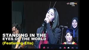 Keazaman membara dijiwa menanti saat bebas merdeka tiba masa kau melangkah gagah bersemangat ke arah matlamat sedaya upaya engkau terunggul wajar standing in the eyes of the world. Standing In The Eyes Of The World Featuring Ella Convo 2014 Session 1 Youtube