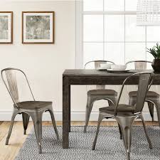 Furmax has produced a beautiful dining chair that looks very classy, attracts lots of compliments, is sturdy, fashionable, and so comfortable. Kitchen Dining Room Furniture Black Furmax Metal Dining Chair Indoor Outdoor Use Stackable Chic Dining Bistro Cafe Side Metal Chairs Set Of 4 Chairs