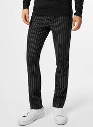 Black And White Striped Pants Mens Topman Rogues Of London Black Pinstripe Pants Pinstripe Pants Mens Pinstripe Pants Pinstripe Pants Outfit