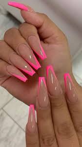 Diseño de uñas verdes en colores neon ⋆ diseños de uñas. Neon Unas Acrilicas De Colores Novocom Top