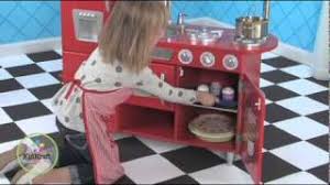 play kitchens; red vintage kitchen by