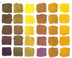 Colores Quebrados Paleta Virtual Colores Ocres Paletas De Color Amarillas Colores Complementarios