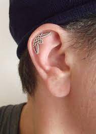Unisex Celtic Helix Earring Helix Piercing Silver Ear Piercing Cartilage Earring Celtic Jewelry Fre Helix Earrings Silver Ear Jacket Simple Earrings