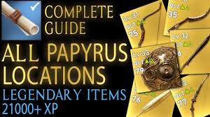 Assassin'S Creed Origins - All Papyrus Locations | Shacknews