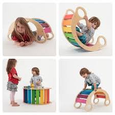 Swoon Rainbow Rocker Beautiful Toys Montessori Toys Kids Wood