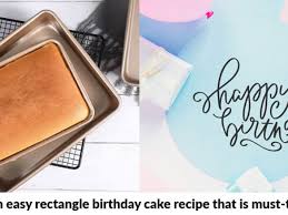 Find & download free graphic resources for rectangular cake. Easy Rectangle Shape Birthday Cake Recipe Rectangle Chocolate Cake Recipe