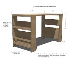 Discover quality childrens desks & chairs. Kids Storage Leg Desk Ana White