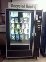 Book Vending Machine At An Airport Little Free Libraries Middle School Libraries Recycled Books