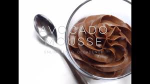 Chocolate Avocado Mousse Vegan The Simple Green Youtube Avocado Mousse Avocado Chocolate Mousse Avacado Recipes