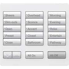 Homeworks rf tabletop keypads with seetouch style buttons provide homeowners with a simple and elegant way. Radiora 2 15 Button Table Top Key Pad By Lutron Rr T15rl Sw
