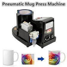 Lv Life Mug Press Machine Pneumatic Mug Press Machine Us Plug 110v Pneumatic Auto Mug Transfer Sublimation Heat Press Machine St 110 Black Walmart Com Mug Press Heat Press Machine Press Machine
