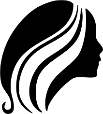 It is always a lovely sight when you paint with black and white. Download Transparent Hair Vector Girl With Flowing Hair Silhouette Full Size Png Image Pngkit