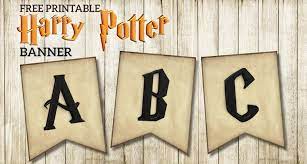 Eingangs sind buchstaben grundlegende kommunikationsmittel. Free Printable Harry Potter Banner Letters Paper Trail Design