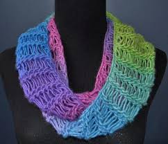 Includes free pattern for the garter drop infinity scarf. Epattern Cascading Falls Drop Stitch Infinity Scarf Cindwood Looms