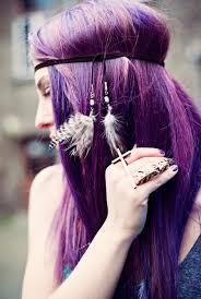 Its shoulder length qualifies as a long hairstyle, while it's quick and easy to style compared to longer lengths. Alternative Hairstyles Purple Haze Hippy Chic Hairstyles Weekly