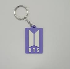 3d Printed Bts Logo Keychains 3d Printing Business 3d Printing Diy 3d Printer