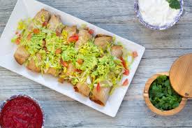 Taquitos De Poulet Au Four Food Avocado Toast Breakfast